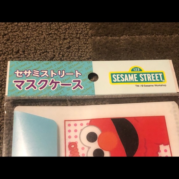Sesame Street Mask Case / Holder Officially Licensed Japan Exclusive Plastic - Picture 6 of 8